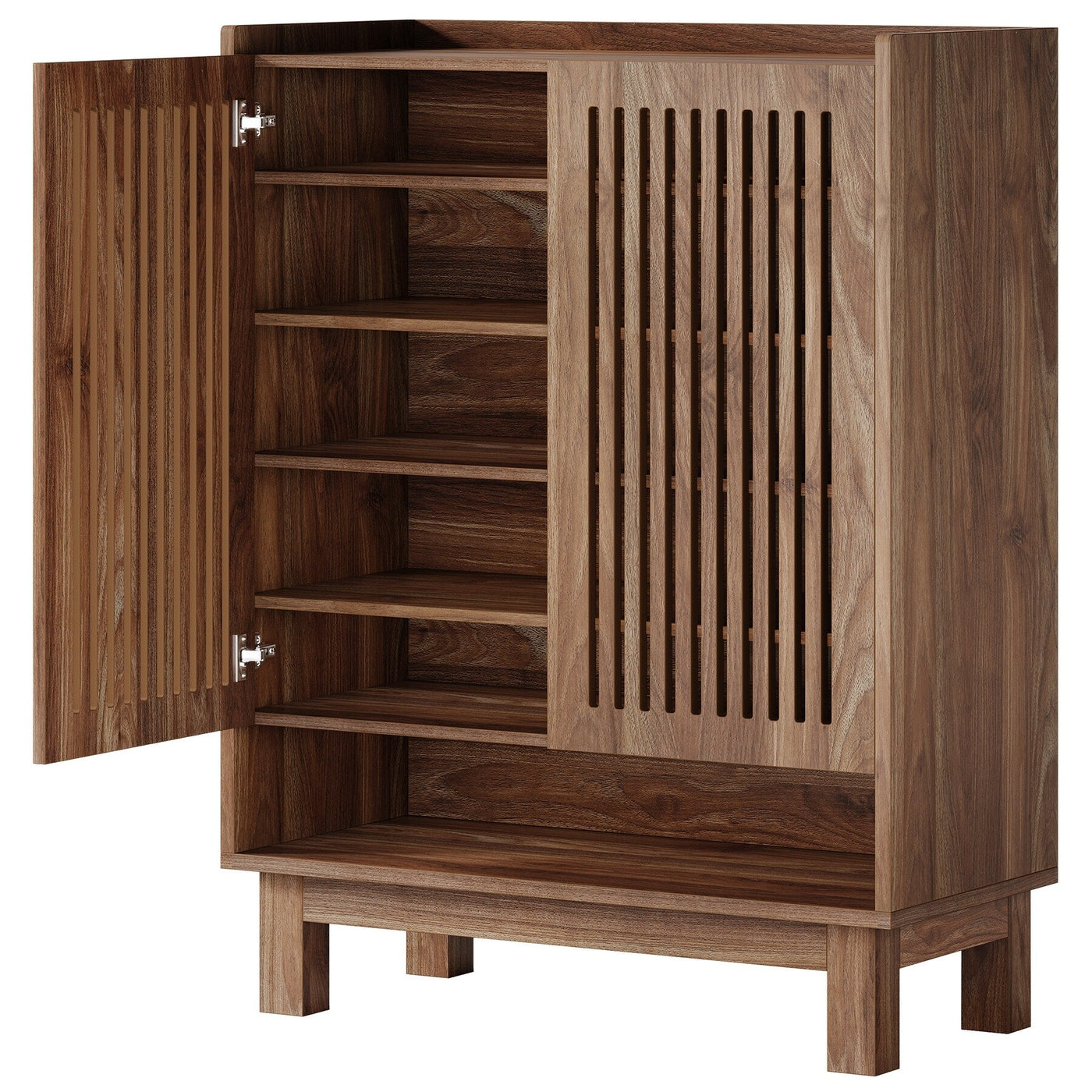 24 Pairs Shoe Storage Cabinet with Door for Entryway Living Room