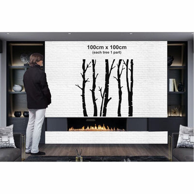 5 Dry Tree Metal Wall Decor for Home and Outside