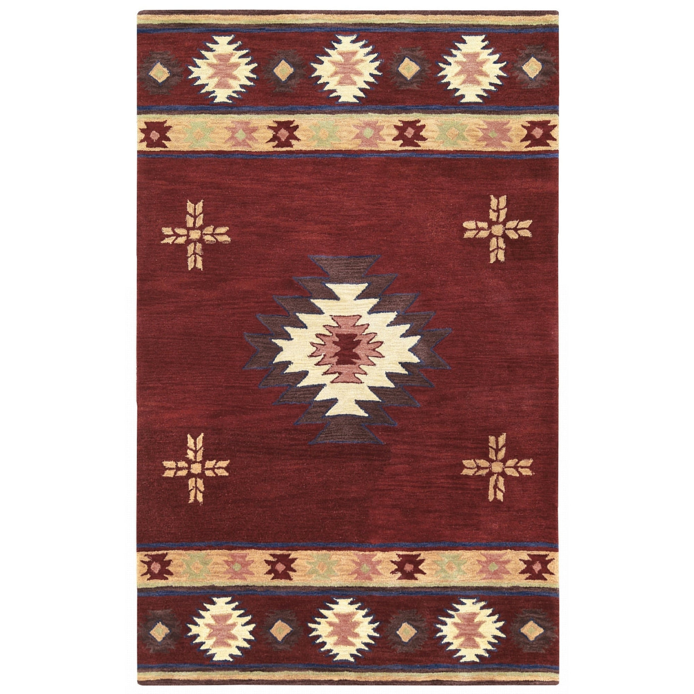 Alora Decor Ryder Southwestern Hand-tufted Wool Rug