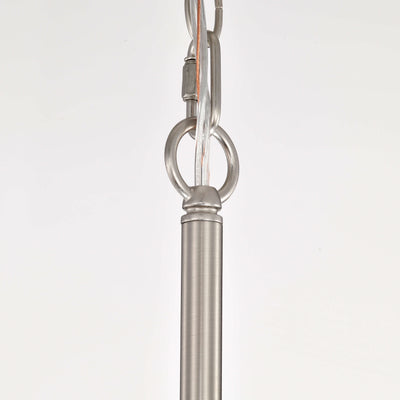 Anita Drum Shade Chandelier with Clear Glass Prism