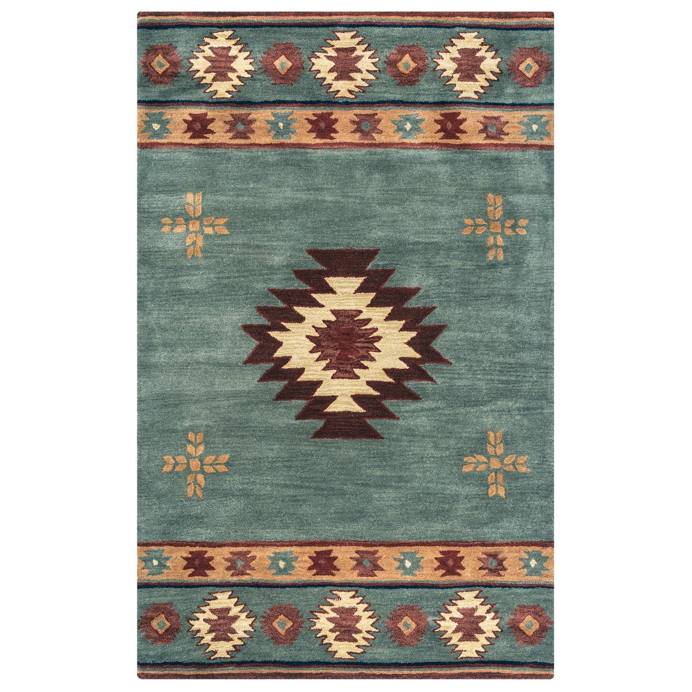 Alora Decor Ryder Southwestern Hand-tufted Wool Rug