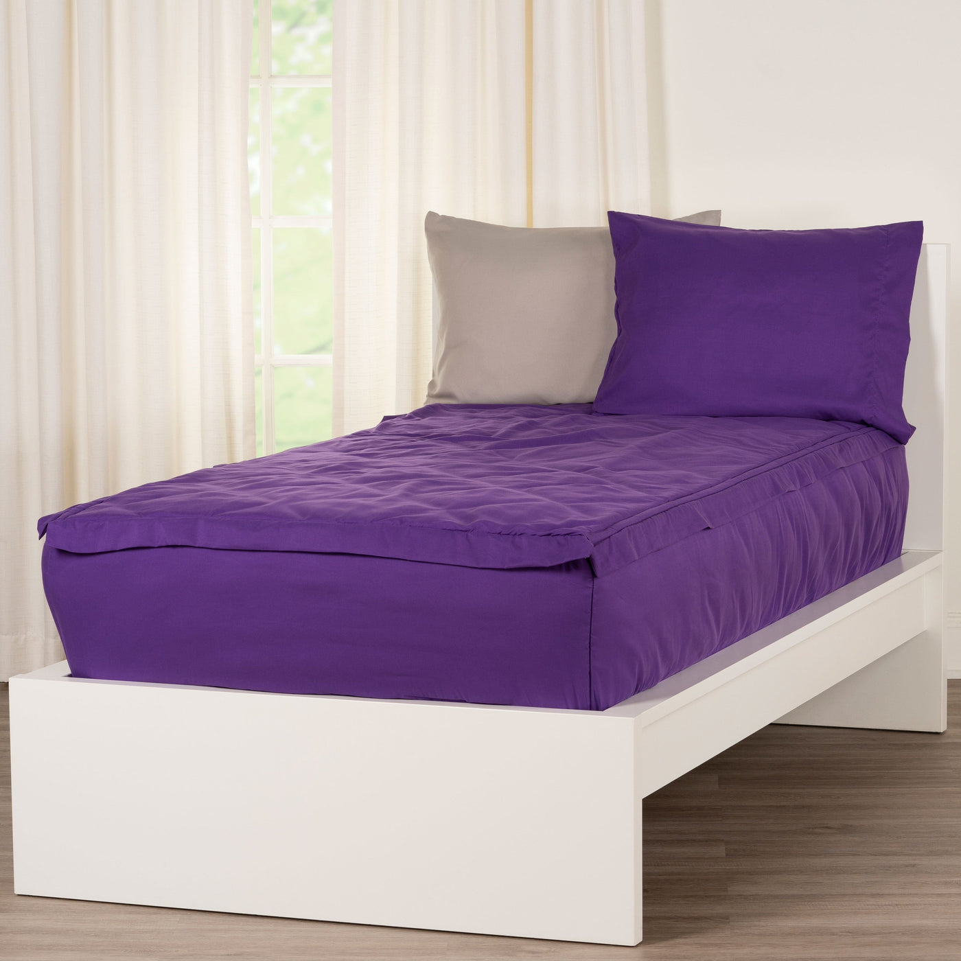 Siscovers Purple Bunkie Deluxe Zipper Bedding Set