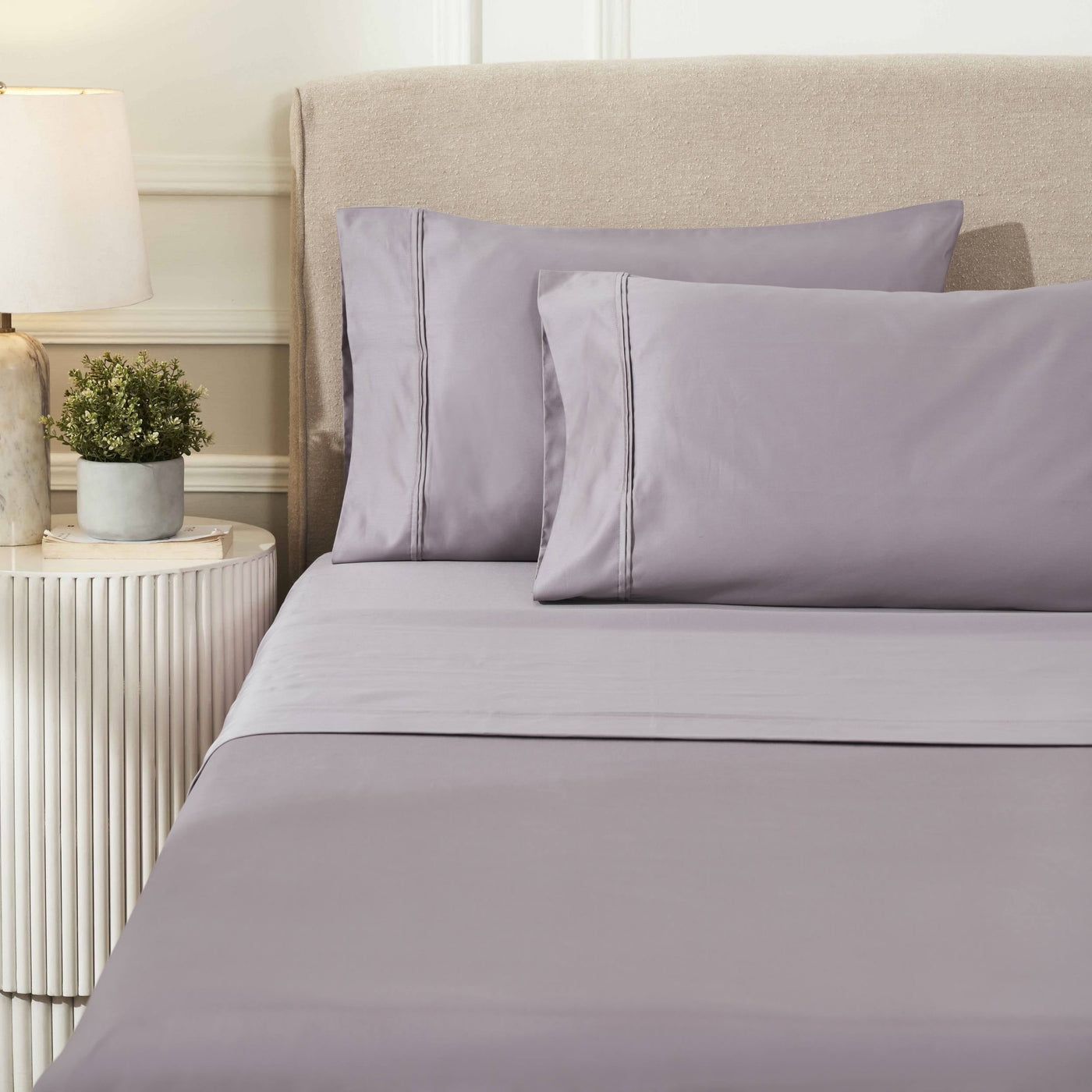 Superior Egyptian Cotton 1200 Thread Count Eco-Friendly Solid Sheet Set