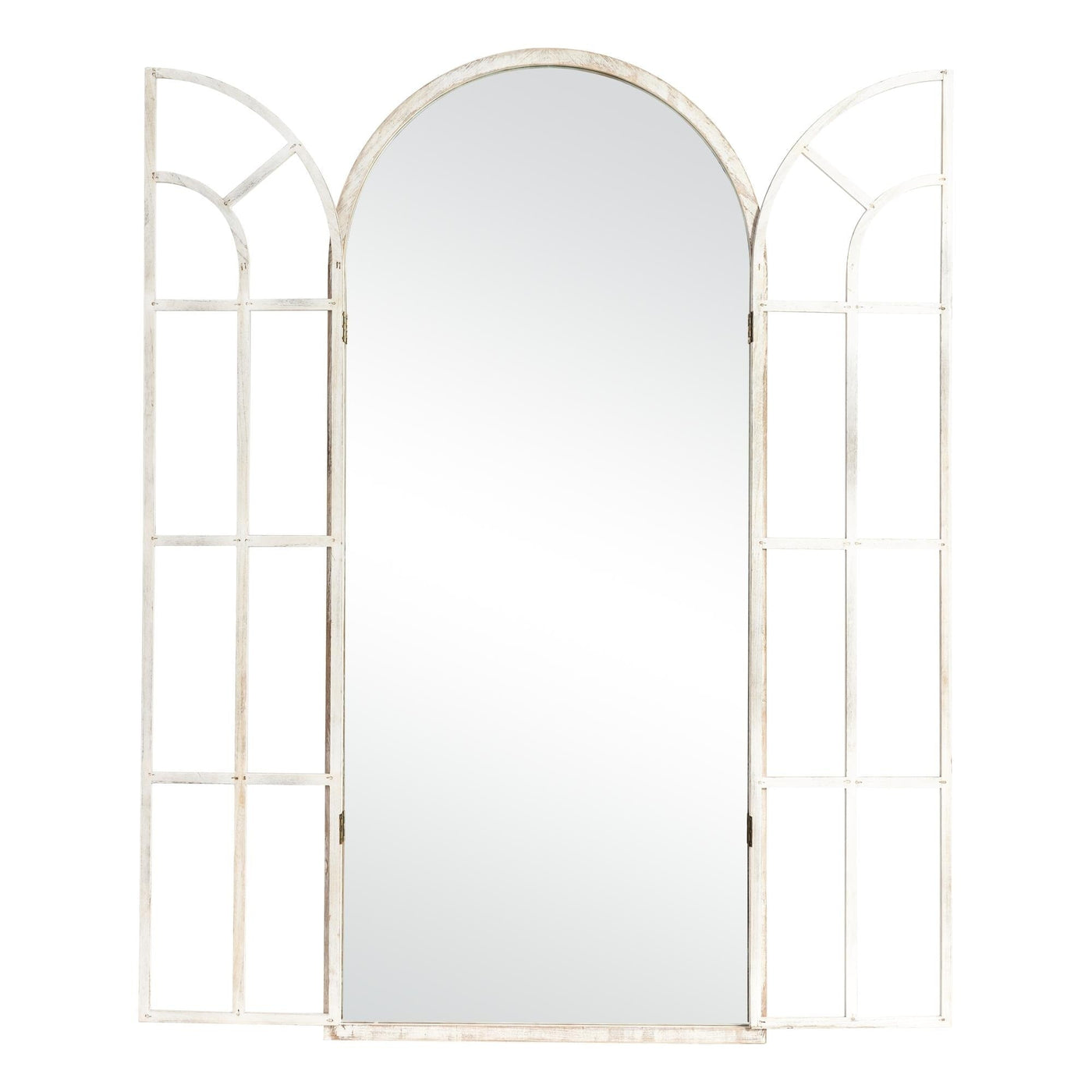 Window Mirror Arched Wood Mirror 71'' L*31'' W