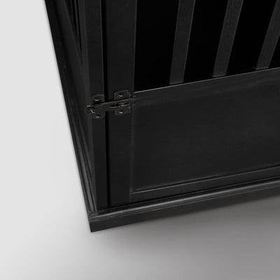 Wooden Pet Crate End Table with Lockable Door